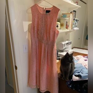 ModCloth Pink Floral Dress